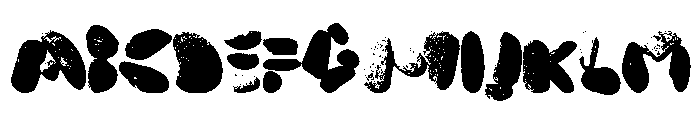 middle cove beach rocks Font UPPERCASE