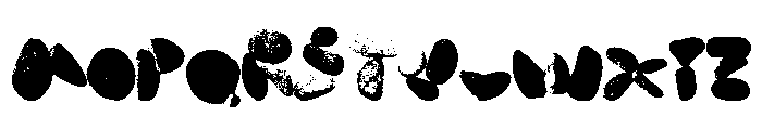 middle cove beach rocks Font UPPERCASE