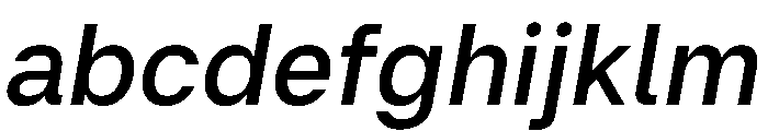 Miranda Sans 500italic FONT