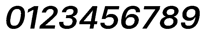 Miranda Sans 600italic Font OTHER CHARS