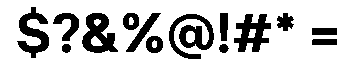 Miranda Sans 700 Font OTHER CHARS
