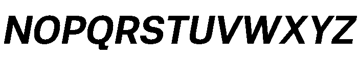 Miranda Sans 700italic Font UPPERCASE