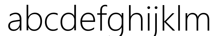 Microsoft YaHei Light Font LOWERCASE