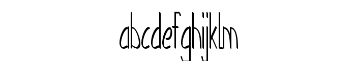 Mickle-ExtracondensedRegular Font LOWERCASE