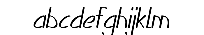 Mickle-Italic Font LOWERCASE