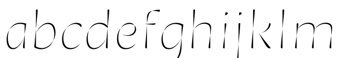 Minerale Variable Italic Font LOWERCASE