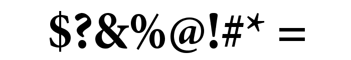 MinionPro-BoldCn Font OTHER CHARS