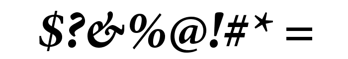 MinionPro-BoldIt Font OTHER CHARS