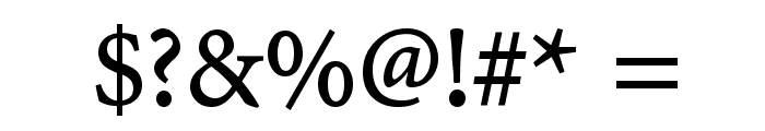 MinionWebPro Font OTHER CHARS