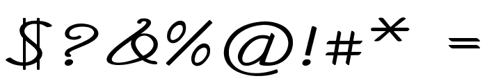 Mintie-ExpandedRegular Font OTHER CHARS