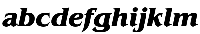 Mirage Bold Italic Font LOWERCASE