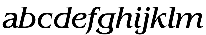Mirage Italic Font LOWERCASE