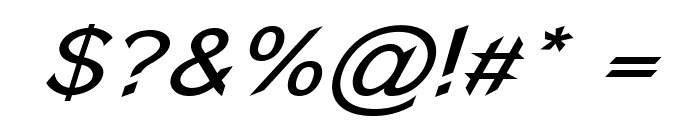 Miria-ExpandedItalic Font OTHER CHARS