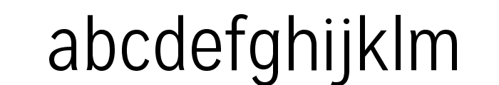 MissionGothic-Light Font LOWERCASE