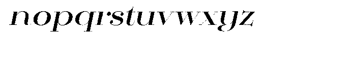 Mittwoch Bold Italic Font LOWERCASE