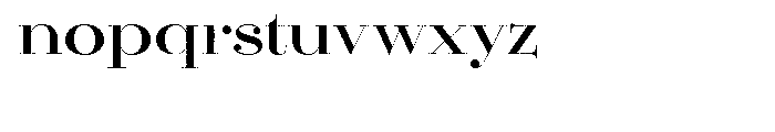 Mittwoch Bold Font LOWERCASE