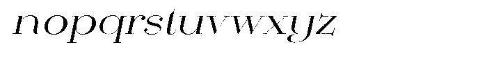 Mittwoch Italic Font LOWERCASE