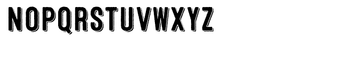 Microbrew One 3D Font UPPERCASE