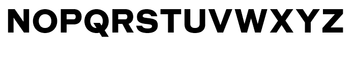 Mid Century Sans ExtraBold Font UPPERCASE