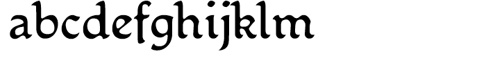 Mikadan Regular Font LOWERCASE
