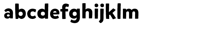 Mikado Bold Font LOWERCASE