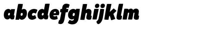 Mikado Ultra Italic Font LOWERCASE