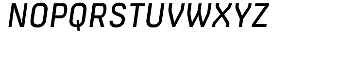 Milibus Regular Italic Font UPPERCASE