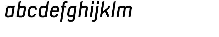 Milibus Regular Italic Font LOWERCASE