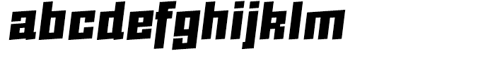 Milica ExtraBlack Italic Font LOWERCASE