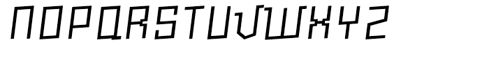 Milica Light Italic Font UPPERCASE
