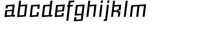Milica Regular Italic Font LOWERCASE