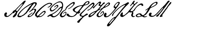 Military Scribe Regular Font UPPERCASE