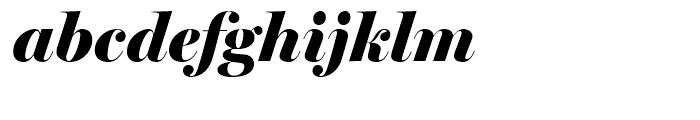 Miller Banner Black Italic Font LOWERCASE