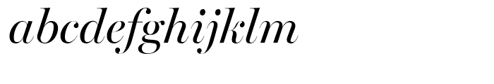 Miller Banner Italic Font LOWERCASE
