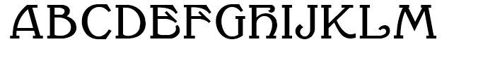 Millrich NF Reading Font UPPERCASE