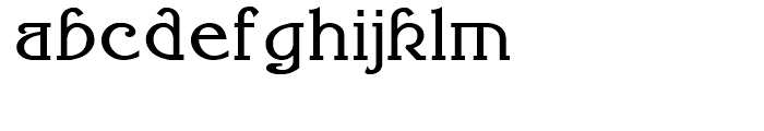 Millrich NF Reading Font LOWERCASE