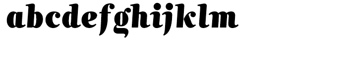 Mimix Black Font LOWERCASE