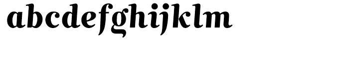 Mimix Bold Font LOWERCASE