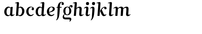 Mimix Regular Font LOWERCASE