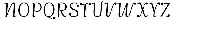 Mimix Thin Font UPPERCASE
