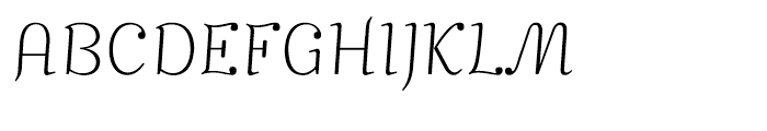Mimix Ultra Light Font UPPERCASE