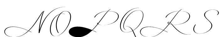 Mina Calligraphic Regular Font UPPERCASE