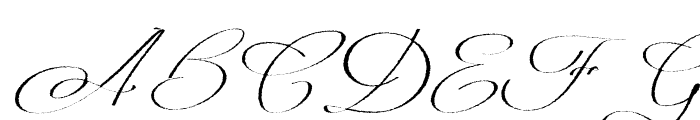 Mina Calligraphic Rough Font UPPERCASE
