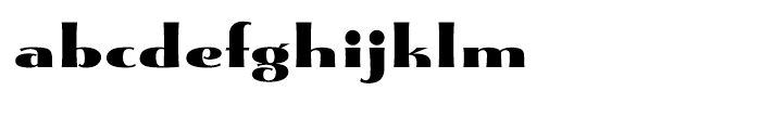 Minah Black Font LOWERCASE