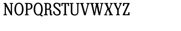 Minernil Condensed Regular Font UPPERCASE