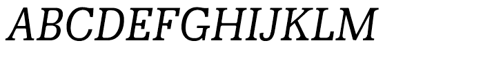 Minernil Italic Font UPPERCASE