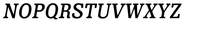 Minernil Medium Italic Font UPPERCASE