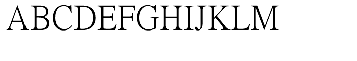 MingLiU Proportional Font UPPERCASE