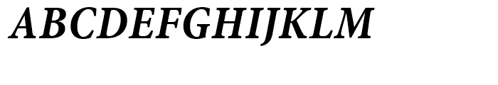 Minion Bold Condensed Italic Caption Font UPPERCASE