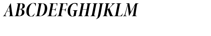 Minion Bold Condensed Italic Display Font UPPERCASE